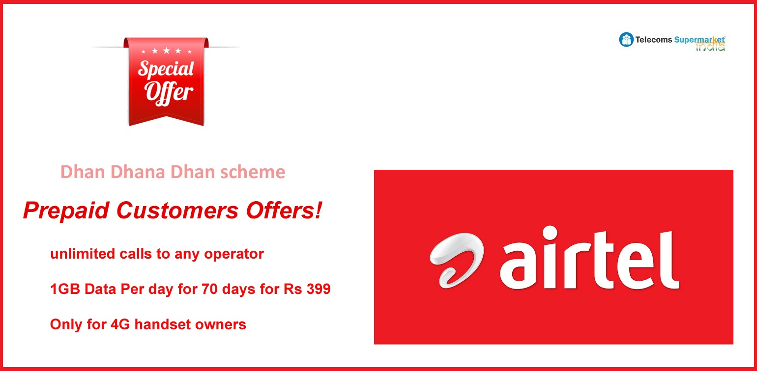 Airtel Launched Unlimited Internet Data, Calls for Prepaid Customers