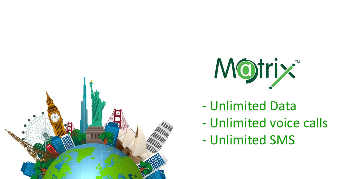 Matrix International Prepaid SIM Cards