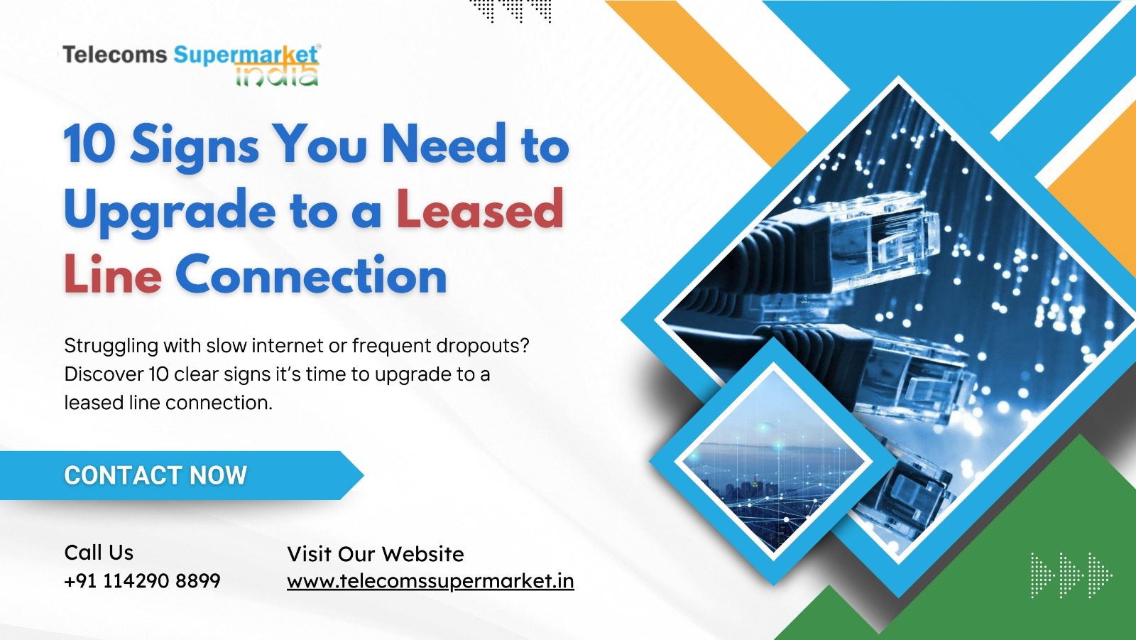 10 Signs You Need to Upgrade to a  Leased Line Connection