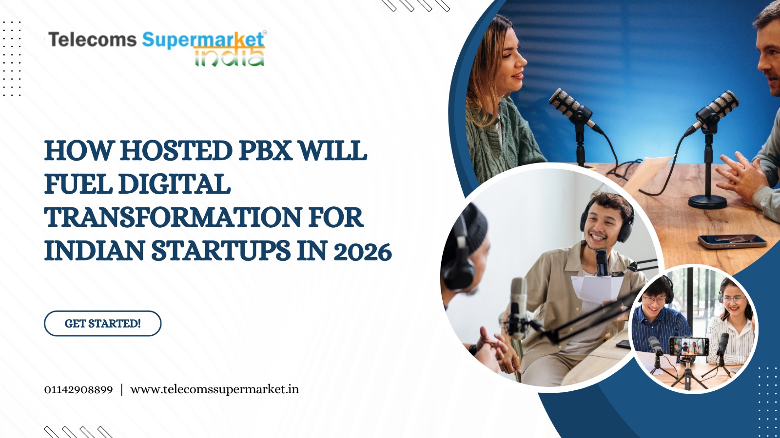 How Hosted PBX Will Fuel Digital Transformation for Indian Startups in 2026?